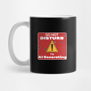 Do Not Disturb Im AIGenerating Mug